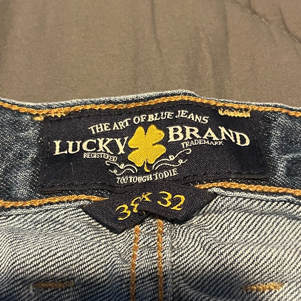 Lucky Brand 221 Straight Leg jeans.